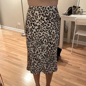 Aritzia leopard midi skirt. Price firm